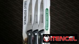 Cuchillo de cocina y mesa $400 x unidad Aserrado Acero inoxidable
