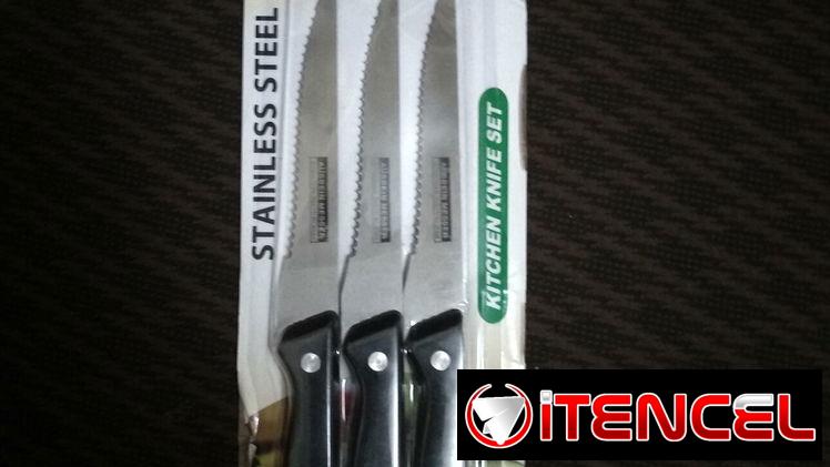 Cuchillo de cocina y mesa $400 x unidad Aserrado Acero inoxidable