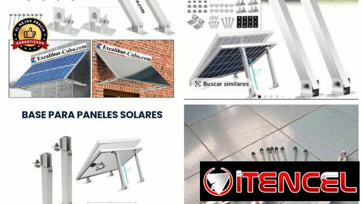 Bases para panel solar 💯