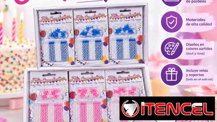 Estuche de velas de cumpleaños