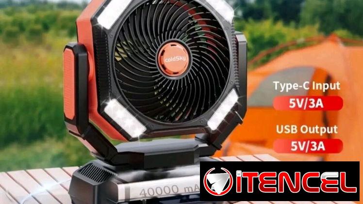 Ventilador recargable Coldsky de 40 000 mAh, lo mejor