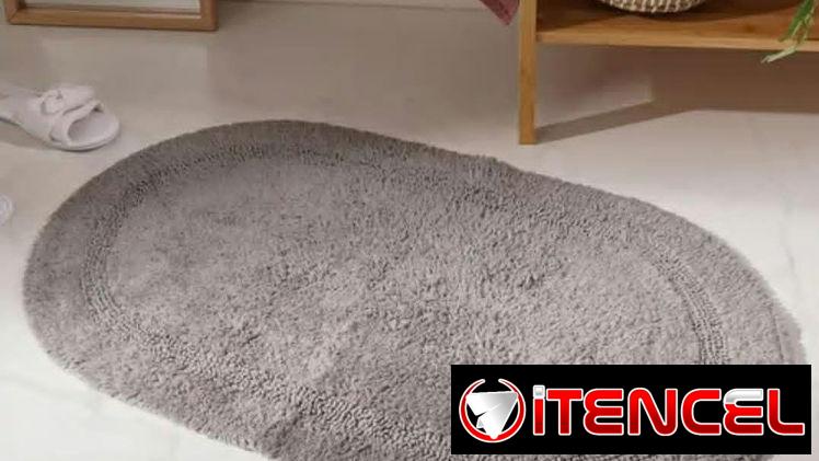 😱💜Alfombra decorativa peludita ovalada Medida:1.40cm x 73cm — foto 1