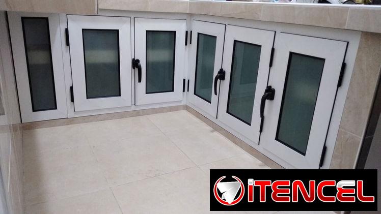 Ventanas de aluminio, puertas,bajos de meseta,mamparas de baño,paños fijos, estantes — foto 2