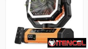 Ventiladores eléctricos recargables