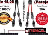 PANELES SOLARES MC4 “Y” CONETORES (Pareja)