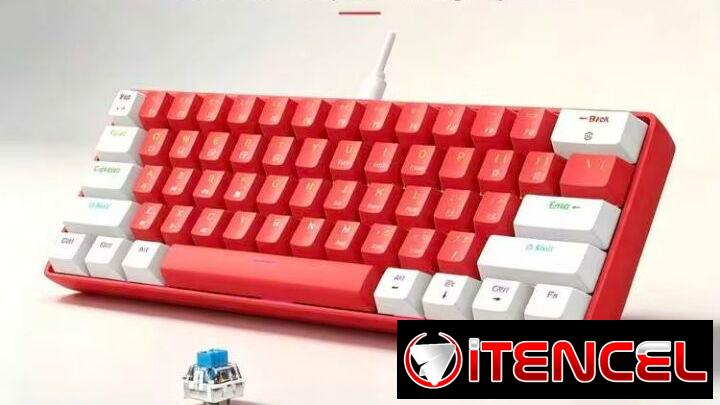 Teclado mecánico changxie 60% RGB gamer — foto 1