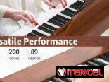 🎹 PIANO DIGITAL ELECTRÓNICO 88 TECLAS – NEGRO 🎹
