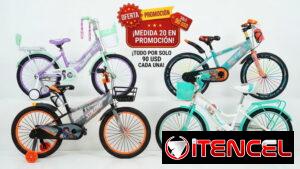 BICICLETAS MEDIDA 20 PARA NIÑOS Y NIÑAS