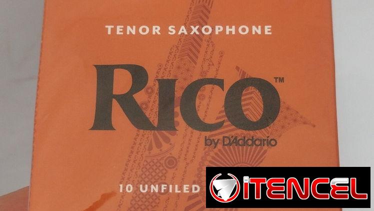 Caja de cañas Rico para saxofón tenor
