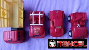 Juego de bomberos. 2 USD cada pieza