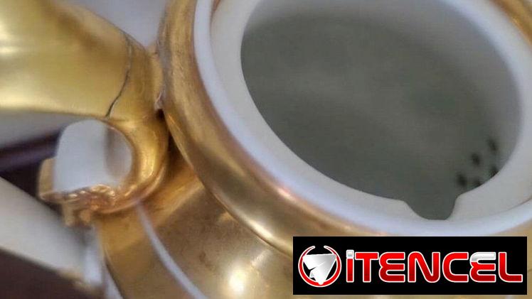 ☕ Juego de  Café "Vieux París" Imperio 🇫🇷 (1820-1835) Porcelana Y Oro | Con Detalles - Tel: 5358 0956 - Vedado — foto 3