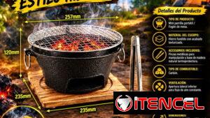 ESTUFA DE CARBÓN ESTILO HIBACHI, NUEVA EN SU CAJA CON ENTREGA DE FACTURA PARA SU GARANTÍA. VARIEDAD DE ESTUFAS, COCINAS
