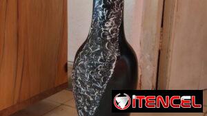 Jarrón de pie moderno 63 cm de alto