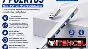Hub USB 7 Puertos