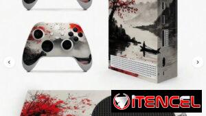 Pegatina de vinilo para Xbox Series S (Incluye para los dos mandos)