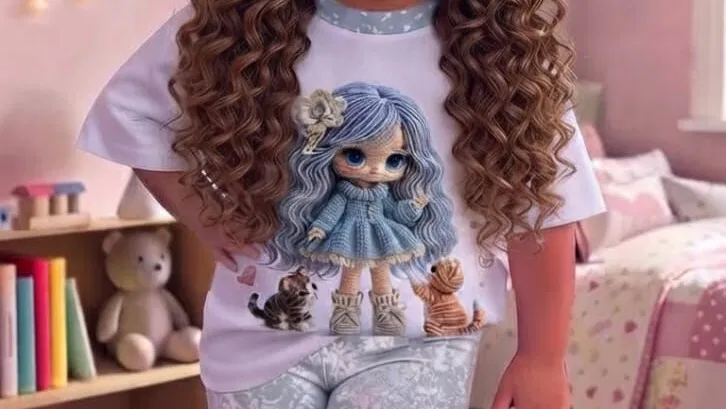 Conjuntos de Niñas de Blusa y Licra — foto 2