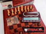 Juego de ajedrez y damas con temporizador