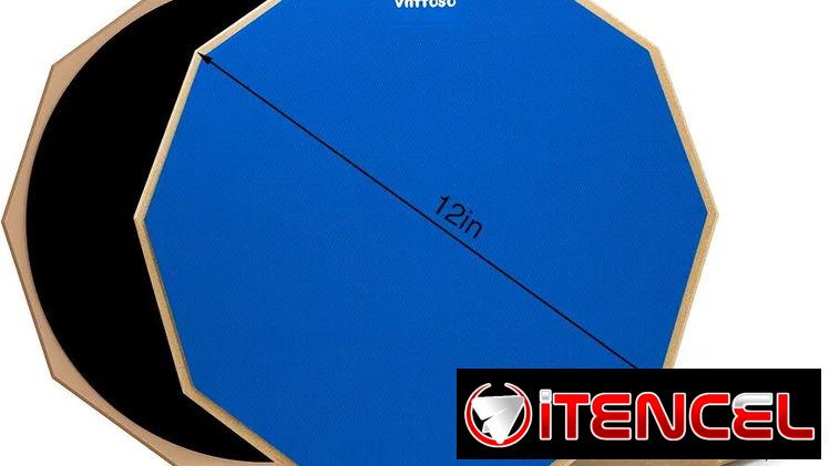 Pad de práctica de percusión de 12 pulgadas con accesorios — foto 2