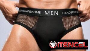 ✨ Ropa Interior Sexy Masculina ✨ Bóxer de malla negra con banda elástica "MEN". Diseño moderno, cómodo y sensual. 🖤