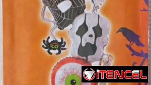 Globo de Halloween con Base