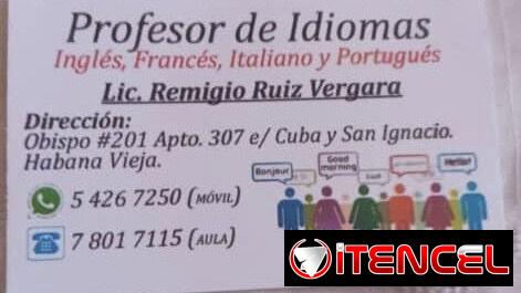Curso se idiomas Personalizados de :Ingles, Italiano, Portugues y Frances