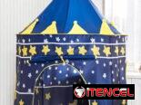 Lindo castillo portátil para los peques, es nuevo y de color azul. 53707521