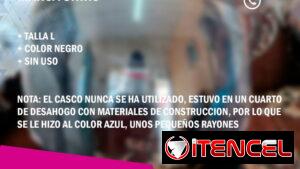 Casco Semintegral marca Shiro de color negro talla L | Rebaja a 8000 CUP