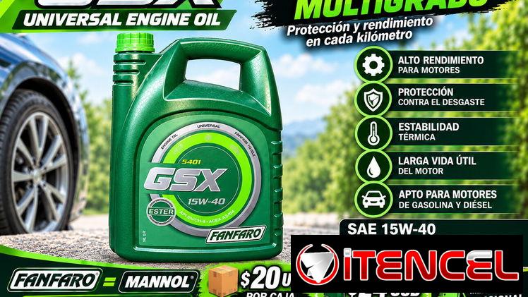 ‼️ACEITE DE MOTOR GSX 15W-40‼️