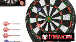 🎯 Diana electrónica Surplex con marcador LED, 28 juegos, 159 modos, dardos punta suave para niños y adultos 🐗