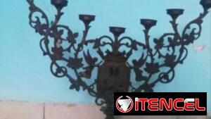 Candelabro sagrado de 7 brazos