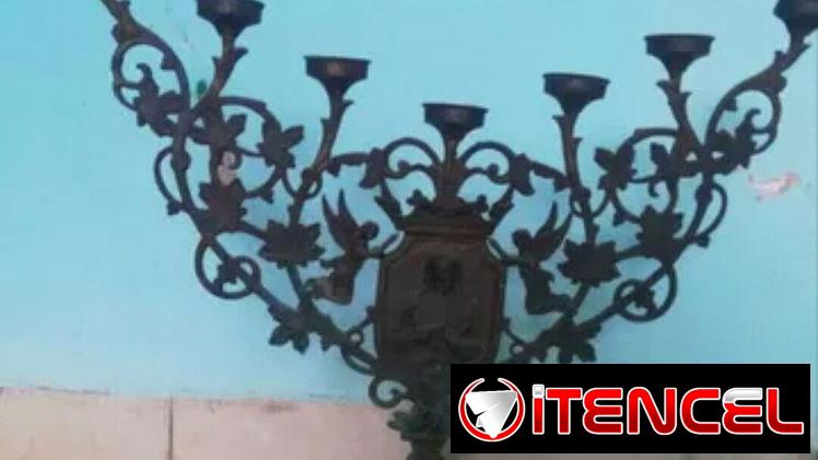 Candelabro sagrado de 7 brazos