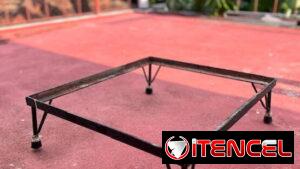 Base para refrigerador Haier de hierro