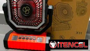 Ventilador recargable modelo X11 20000mah, precio 45 USD