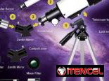Telescopio Astronómico Portátil 70mm – Hasta 150X Incluye trípode