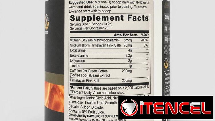 ⚡ RAW Essential Pre-Workout – Hard To Kill (20 Servicios) — foto 1
