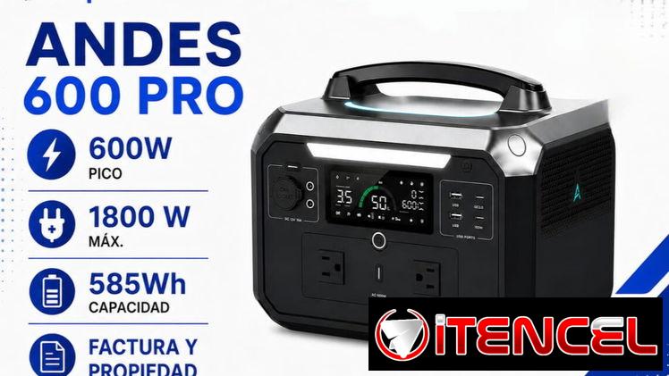 Estación de energía Ampace Andes 600 Pro en rebaja!!! $420