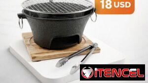 DE CARBÓN ESTILO HIBACHI..ESTUFA