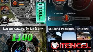 Smartwatch Gama Alta Batería 1100mAh🔋Resistente al agua
