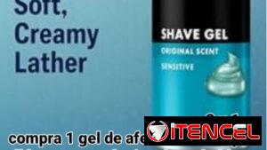Gel de afeitar Gillette + 1 máquina desechable Gillette