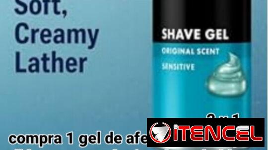 Gel de afeitar Gillette + 1 máquina desechable Gillette — foto 3