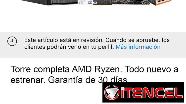 🔰Torres completas AMD Ryzen. Todo nuevo en caja, las estrena usted. Garantía 30 días.