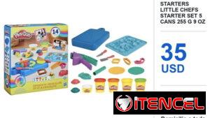 Hasbro Play-Doh Starters Little Chefs Starter Set 5 Cans 255 g 9 oz