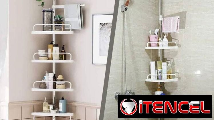 🚨Esquinero de baño  🚨 Material: plástico y metal es expandibles hasta los 320 cm  💰Precio : 30 USD  🚨*Estante esquin