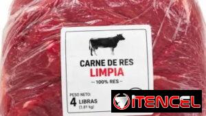 Paquete de carne de res limpia de 4 lbs