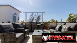 🏤🌴Alquiler de casa en Miramar con terraza bellas vistas 4 habitaciones 8 personas. Renta de casa Miramar | MIR-001