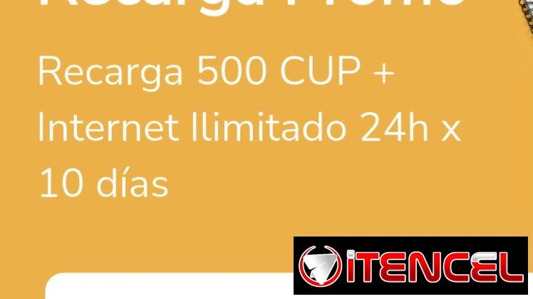Recarga internacional. 10 dias