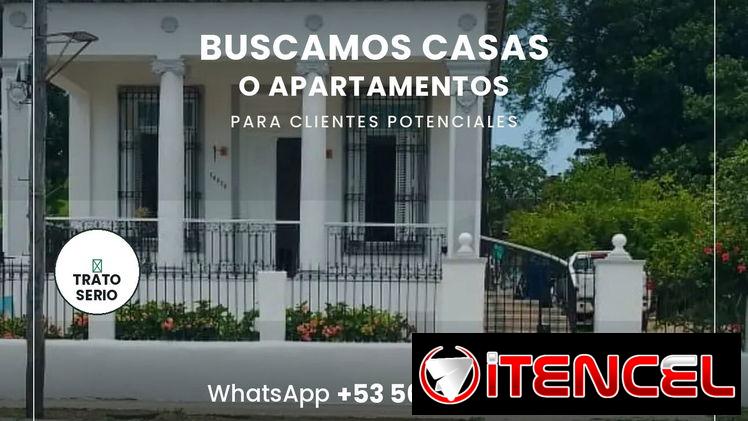 Buscamos Casas y apartamentos en La Habana