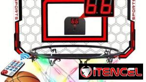 Mini aro de baloncesto LED con control remoto – Diversión deportiva en casa | Nuevo | videojuegoshabana.com/p/386