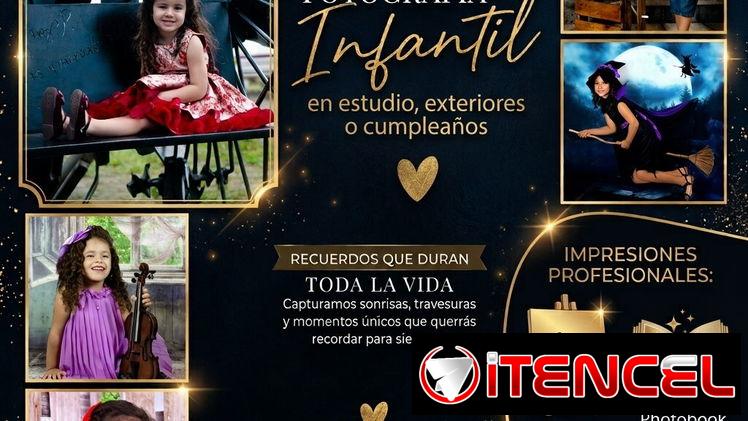 Fotografía infantil. Estudio, exteriores, cumpleaños, bautizos.