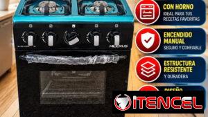 Cocina de gas con horno Milexus